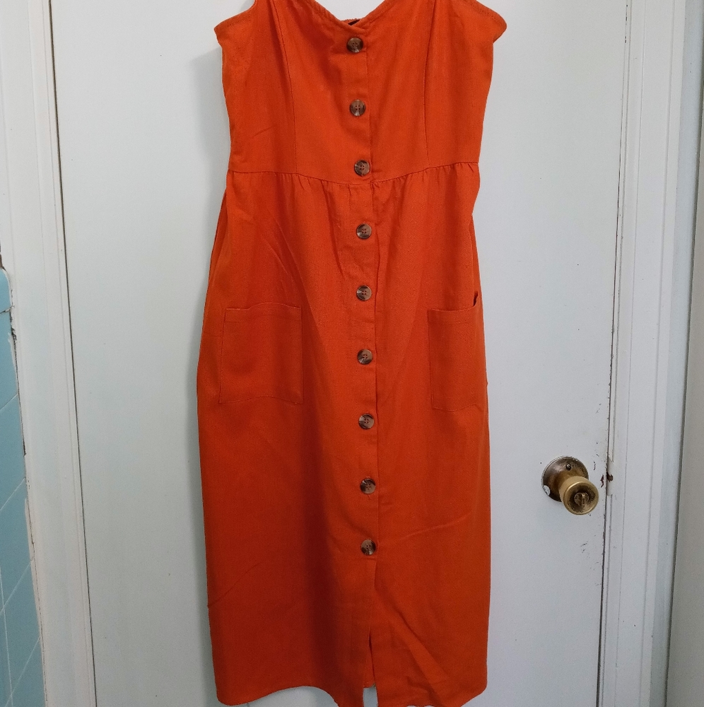Cotton On Beth Button Front Patch Pocket Dress - image 3